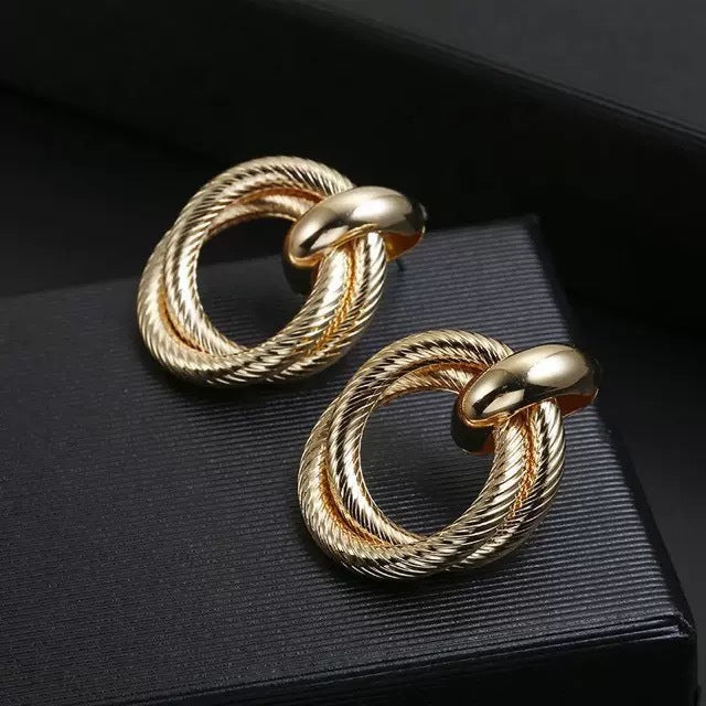 Metal Hoop Earrings for Women