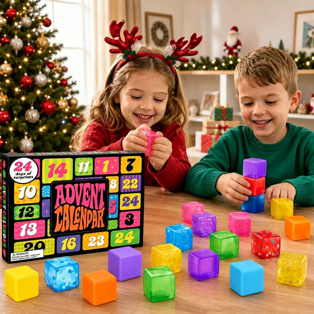 Christmas ice cube-shaped Advent Calender