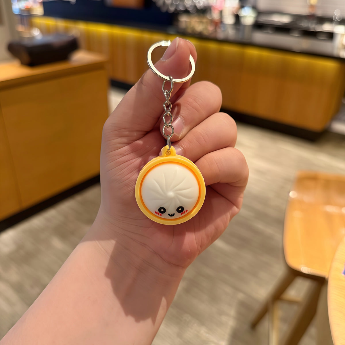 Squishy Dumpling Keychain