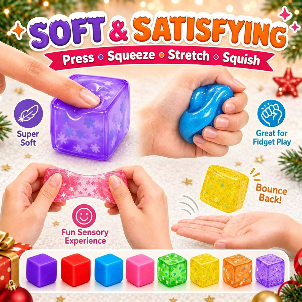 Christmas ice cube-shaped Advent Calender