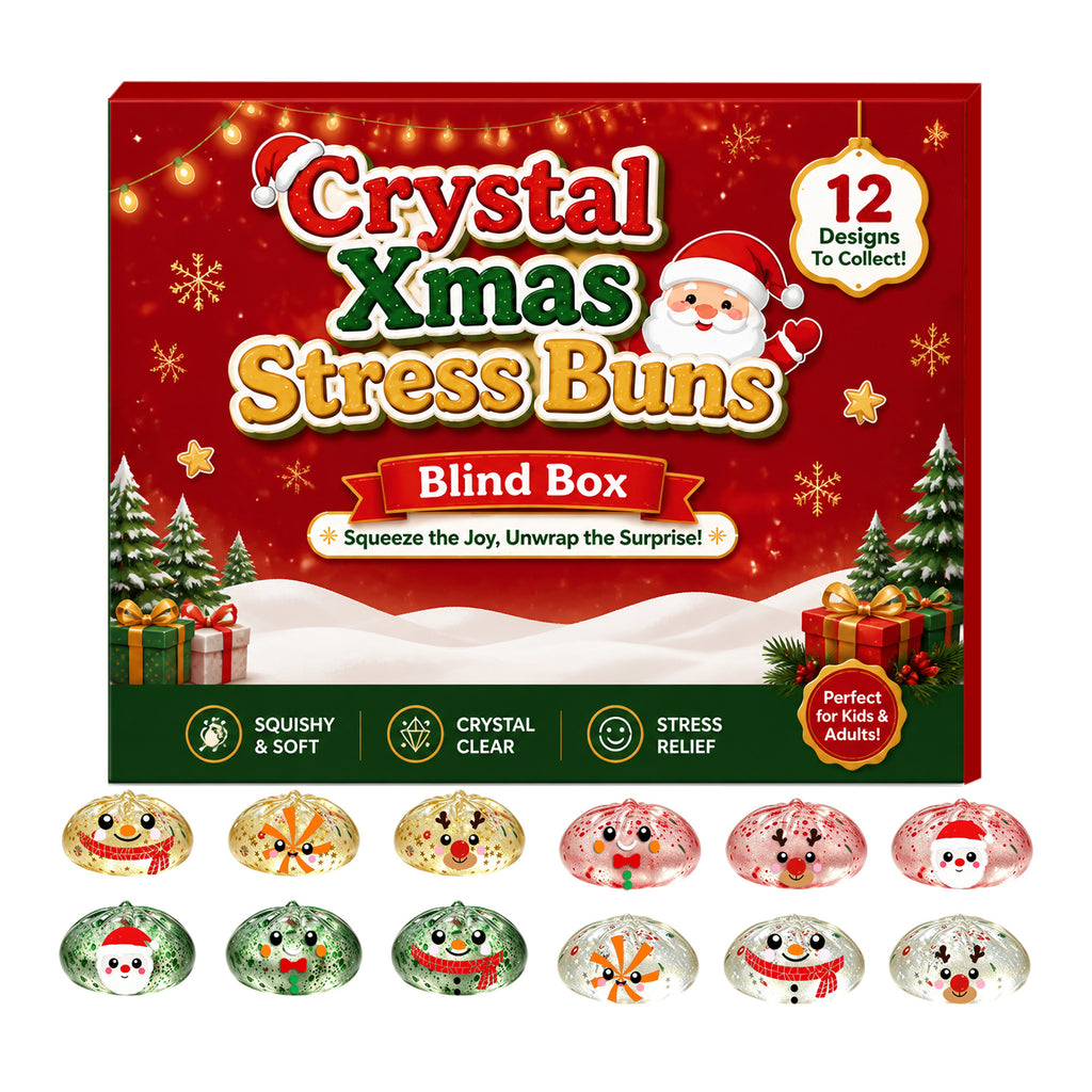 Christmas Countdown Squishy Bun Blind Box Set