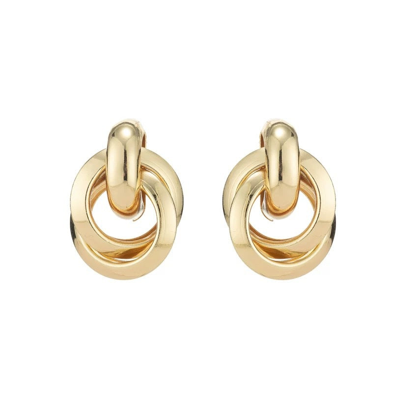 Metal Hoop Earrings for Women