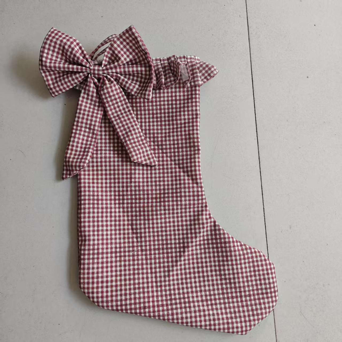 Christmas stockings Gingham/Striped/Bow