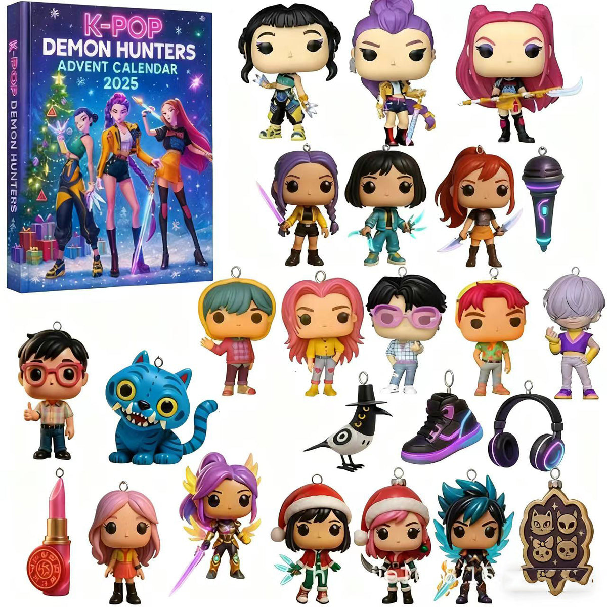 K Pop Demon Hunters Acrylic Blind Box Ornaments