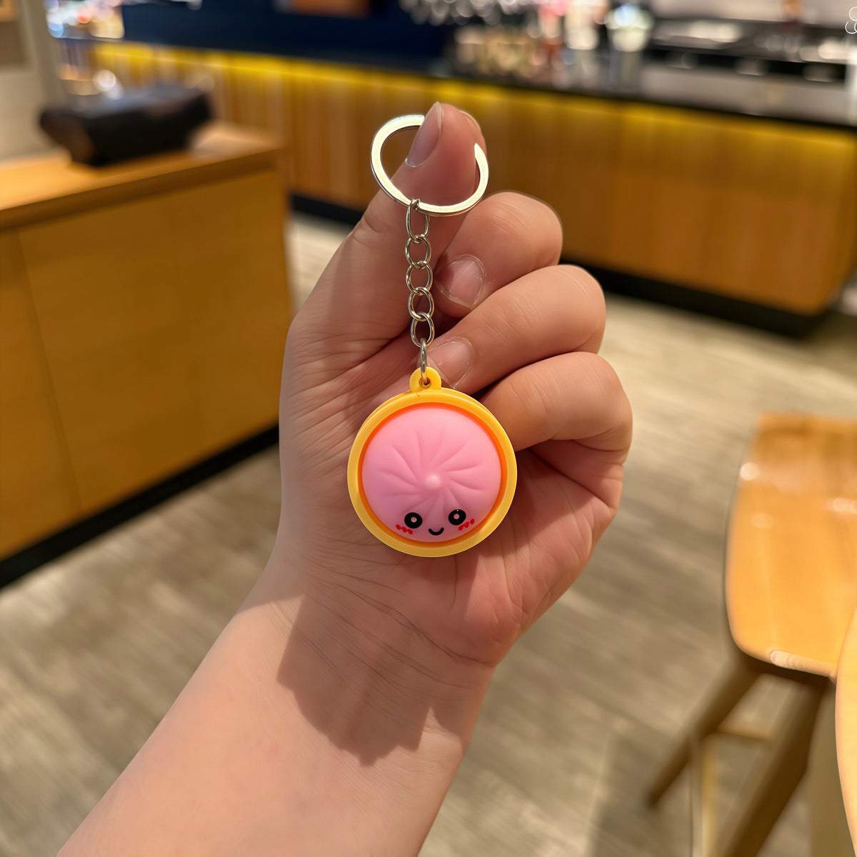 Squishy Dumpling Keychain