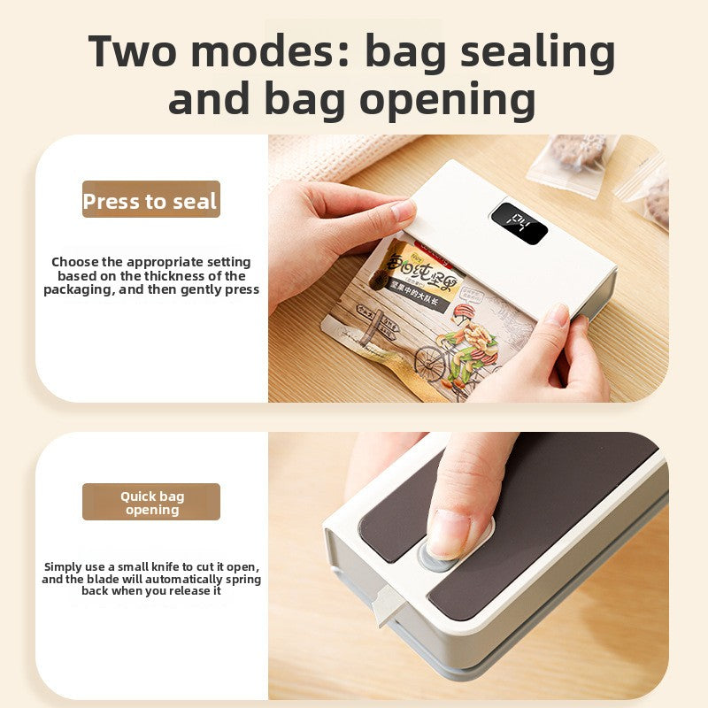 Mini rechargeable heat sealer