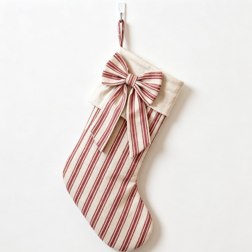 Christmas stockings Gingham/Striped/Bow