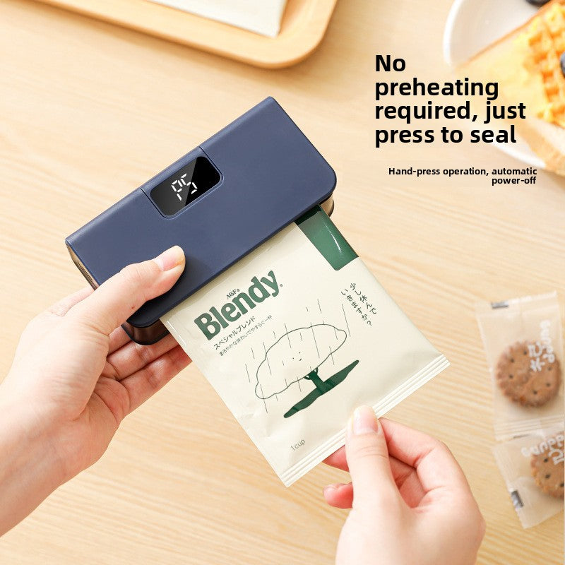 Mini rechargeable heat sealer