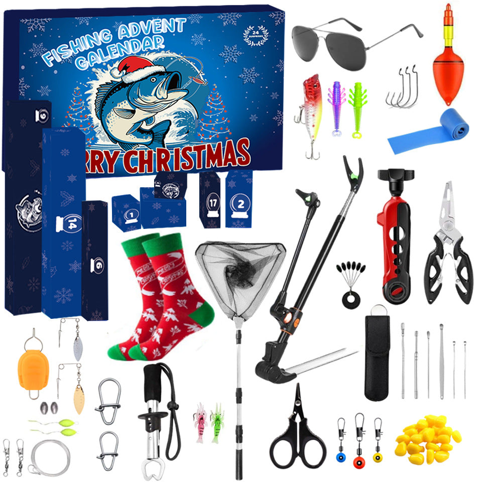 Fishing Advent Calendar Blind Box Toy Set