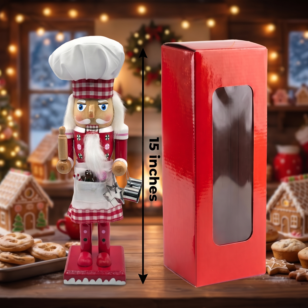 Cookie Baker Wooden Nutcracker