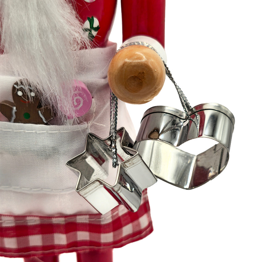 Rolling Pin Wooden Nutcracker