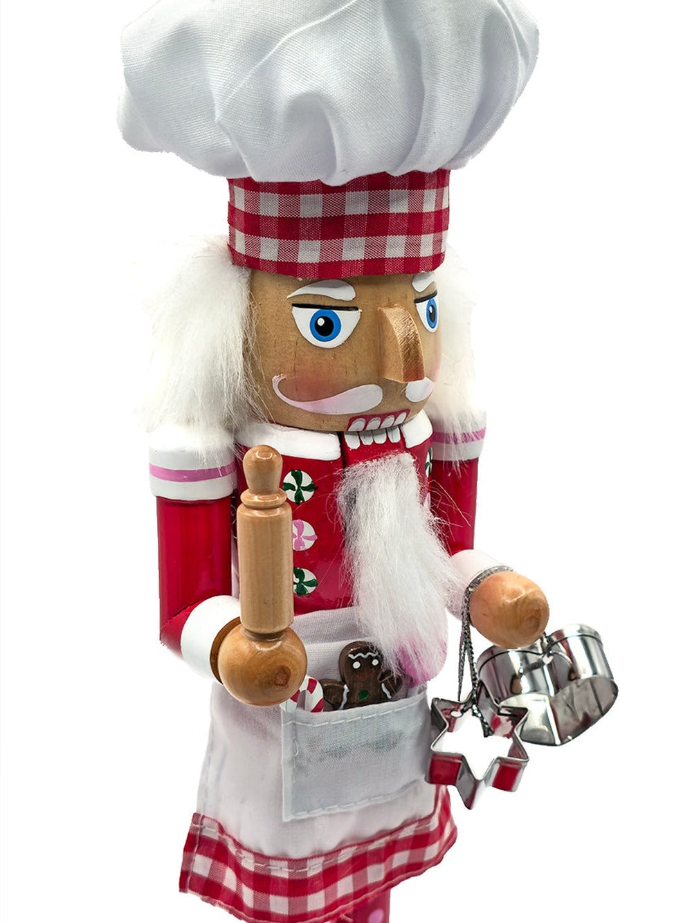 Rolling Pin Wooden Nutcracker