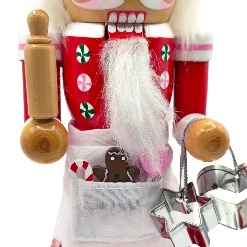 Rolling Pin Wooden Nutcracker