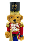 Teddy Bear Trumpeter Wooden Nutcracker
