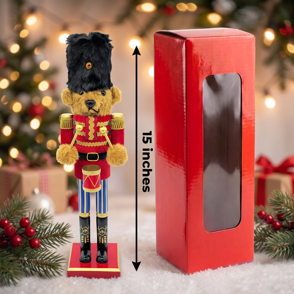 Royal Guard Bear Wooden Nutcracker