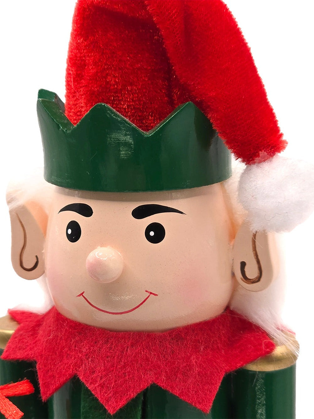 Christmas Gift Elf Wooden Nutcracker