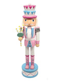 Pastel Colored Bagpiper Wooden Nutcracker