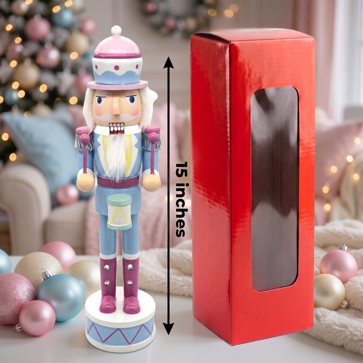 Drummer Wooden Nutcracker