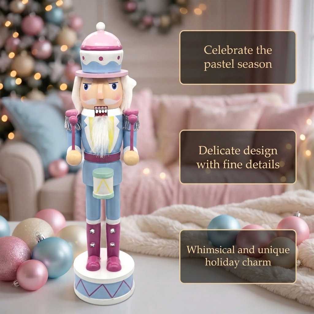 Drummer Wooden Nutcracker