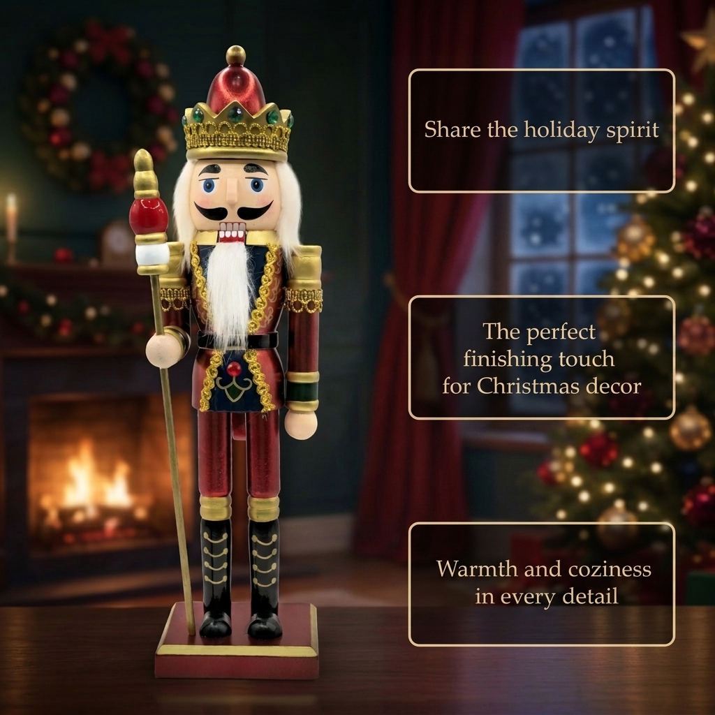 King Wooden Nutcracker