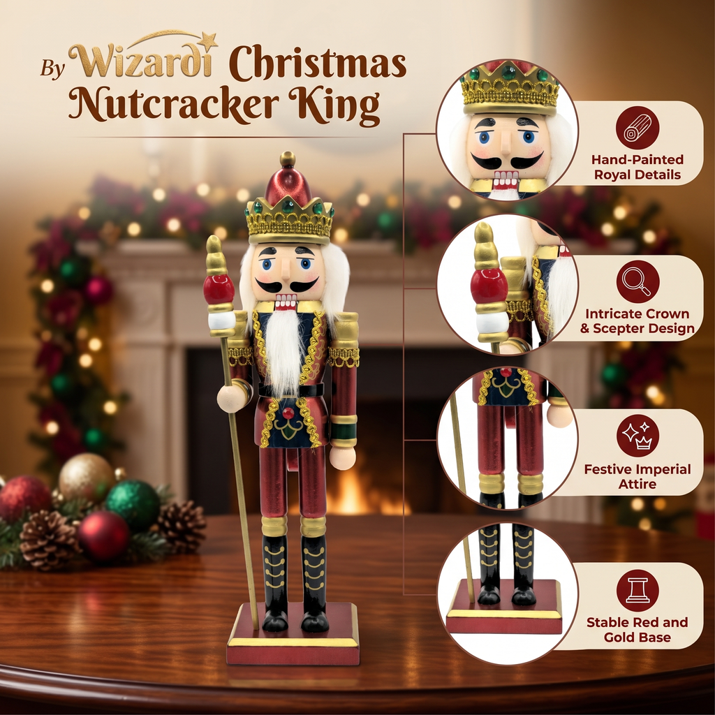 King Wooden Nutcracker