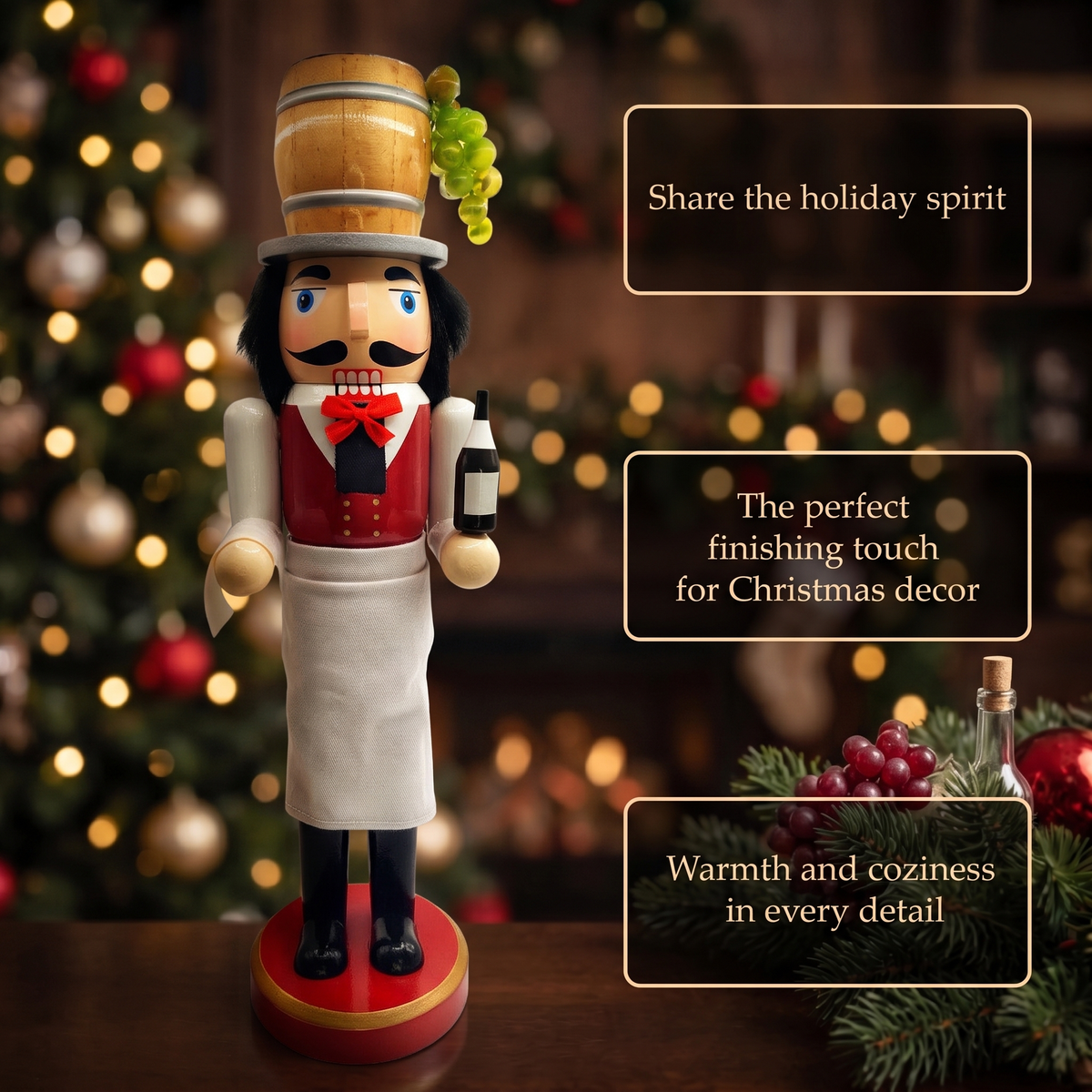 Wine Server Nutcracker