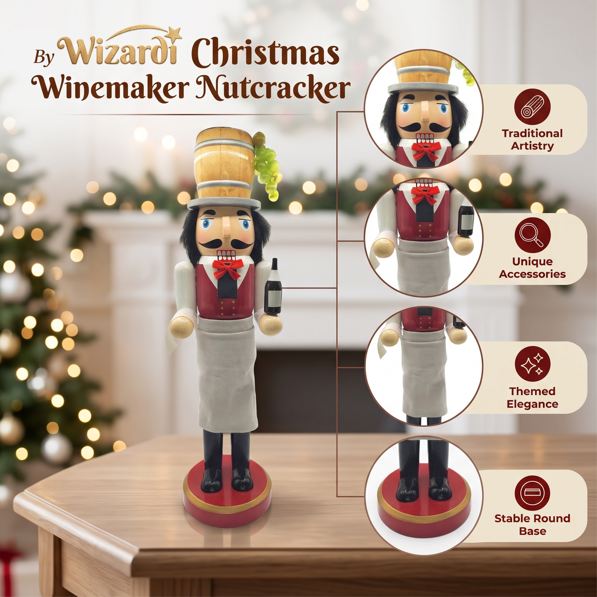 Wine Server Nutcracker
