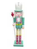 Mint Pastel Wooden Nutcracker