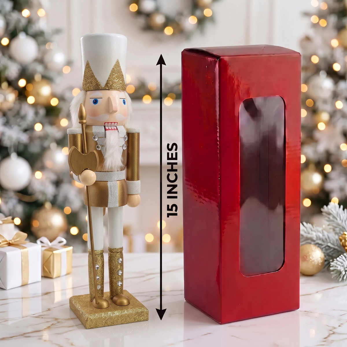 Wooden Winter Guardian Nutcracker