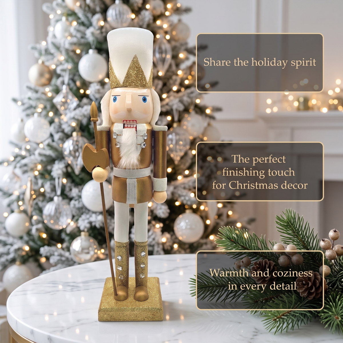 Wooden Winter Guardian Nutcracker