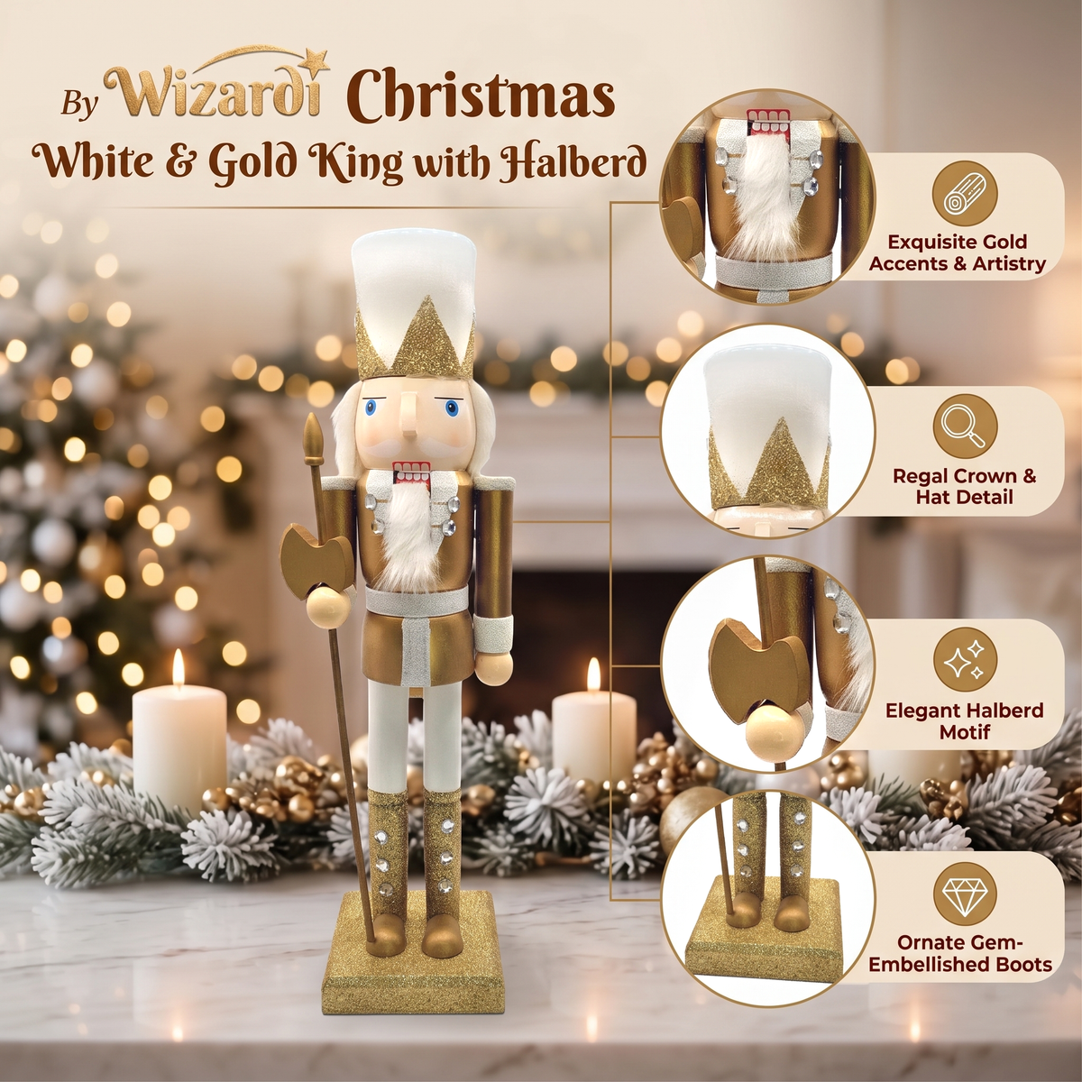 Wooden Winter Guardian Nutcracker