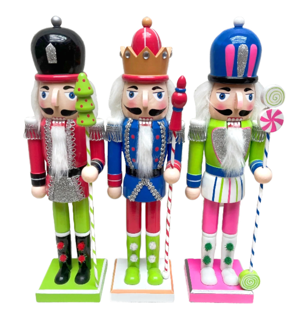 Candyland Christmas Wooden Nutcracker Soldier