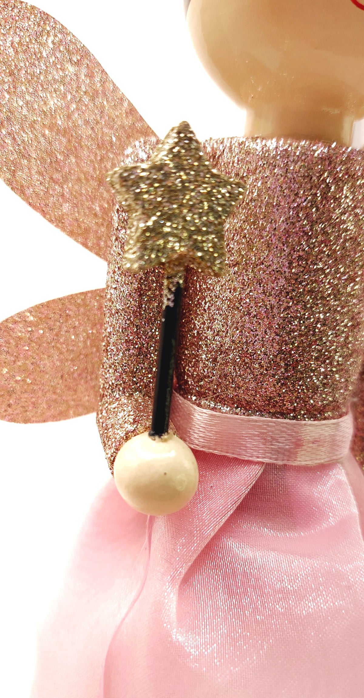 Sparkling Fairy Princess Wooden Nutcracker Pink