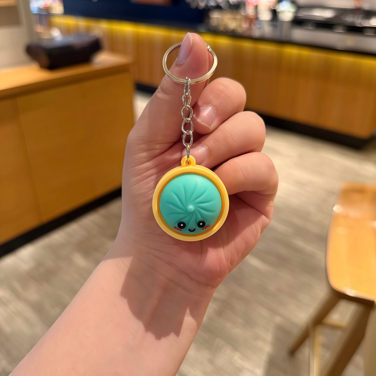 Squishy Dumpling Keychain
