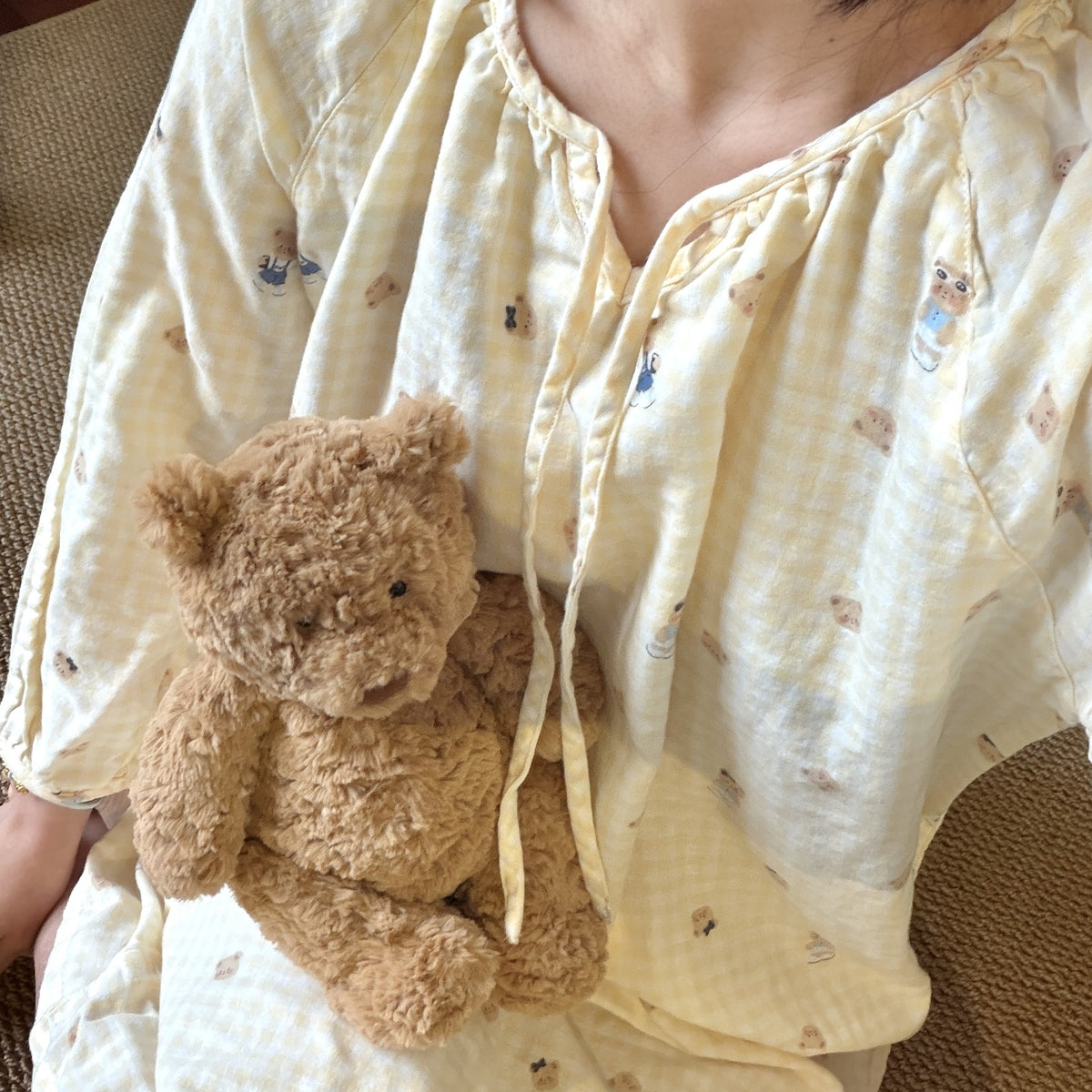 Long Sleeve Cotton Nightgown