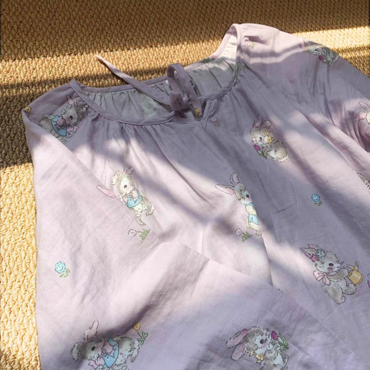 Long Sleeve Cotton Nightgown