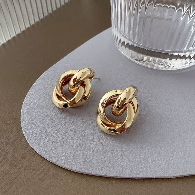 Metal Hoop Earrings for Women