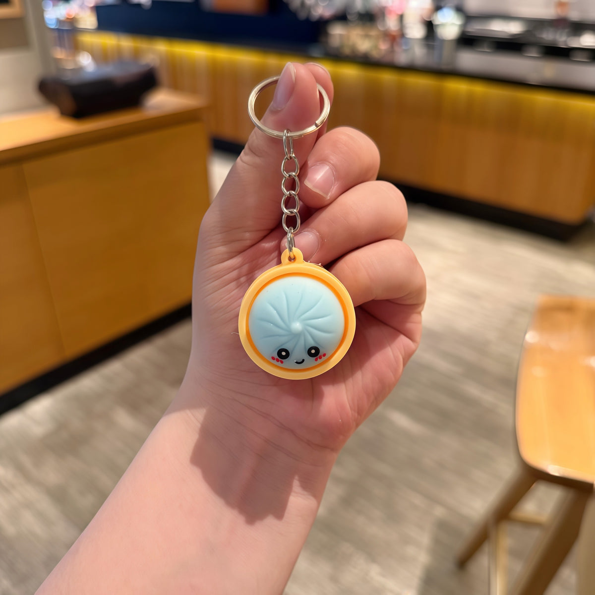 Squishy Dumpling Keychain