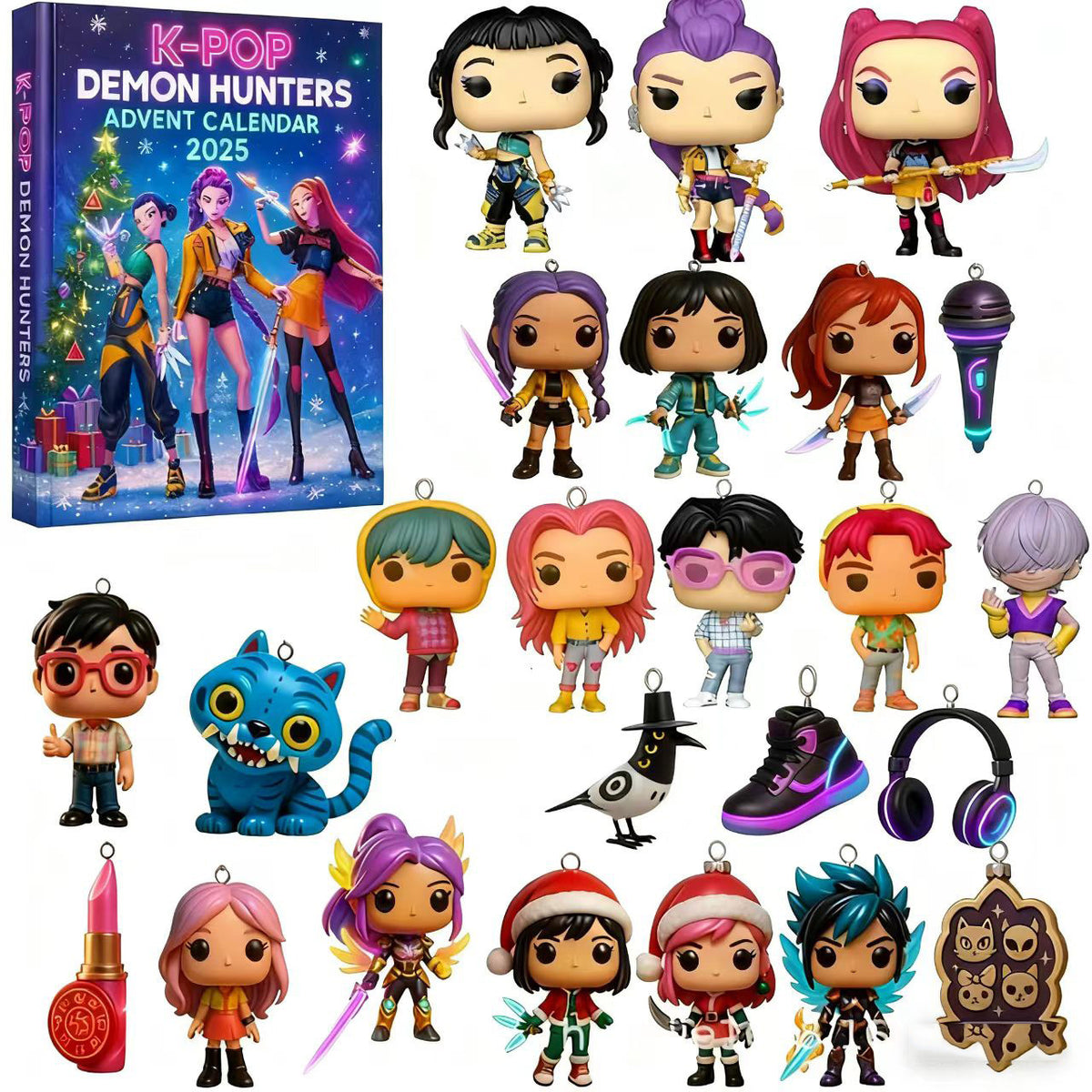 K Pop Demon Hunters Acrylic Blind Box Ornaments