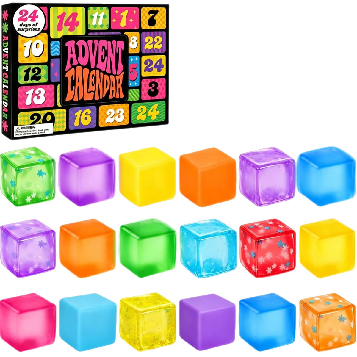 Christmas ice cube-shaped Advent Calender