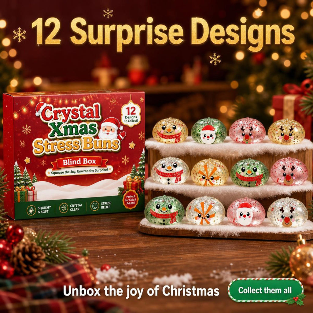Christmas Countdown Squishy Bun Blind Box Set