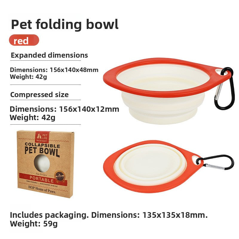 Portable Colapsable Pet Bowl
