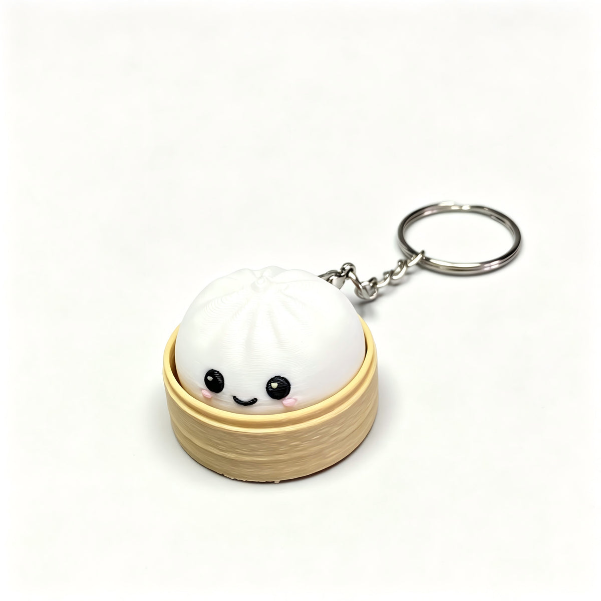 Clicker Stress Relief Dumpling Keychain