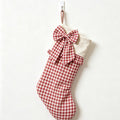 Christmas stockings Gingham/Striped/Bow