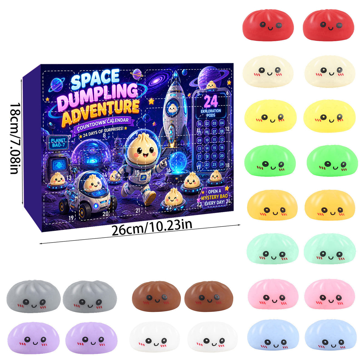 24-Day Countdown Calendar Dumplings